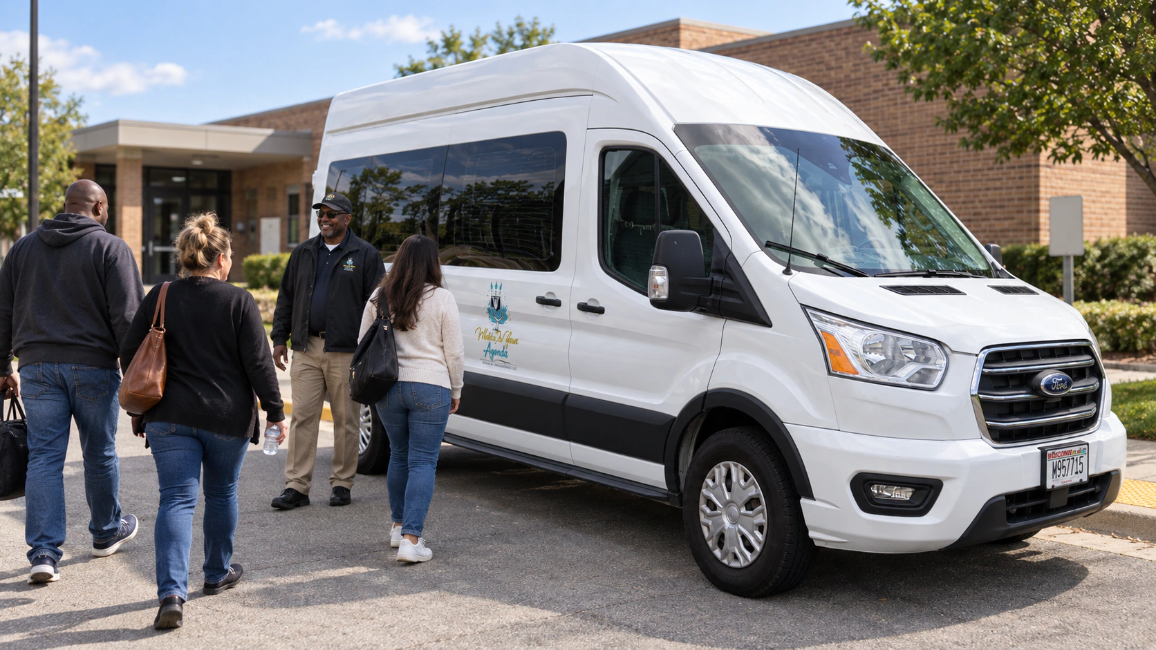 The What's On Your Agenda van, maintained to commercial safety standards.